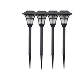 Solar Pathway Lights Outdoor, Waterproof 4 Pack Garden Light Automatic Lighting for Patio Landscape Yard Lawn Walkway Sidewalk