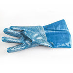 6 Pieces Lengthened Oil Proof Gloves Chemical Proof Gloves Acid And Alkali Resistant Abrasion Resistant Protection Labor Gloves L-Size Single Pair
