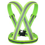 10 Pieces Reflective Strap Environmental Sanitation Road Administration Construction Site Reflective Vest Vehicle Safety Command Duty Rescue Night Run Riding Vest