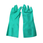 10 PairWear Resistant Acid Resistant And Oil Resistant Industrial Gloves Nitrile Rubber Cleaning And Protective Gloves Green