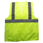 10 Pieces Reflective Vest Safety Protection Vest Rescue Night Run Riding Safety Vest for Environmental Sanitation Road Construction