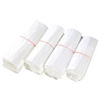 6 Pieces Transparent White Thickened Food Plastic Bag, One-time Packaging Plastic Bag 40 * 58cm, 100 Pieces