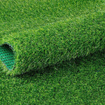 6 Pieces Simulation Lawn Mat Carpet Plastic Mat Outdoor Enclosure Decoration Artificial Football Field Artificial Turf 20 mm Green Bottom Thickening