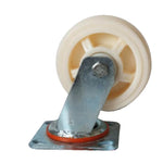 6 Pieces Nylon Universal Wheel Heavy 5 Inch Activity Single Nylon Wheel