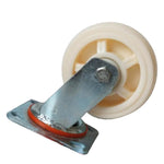 6 Pieces Nylon Universal Wheel Heavy 5 Inch Activity Single Nylon Wheel