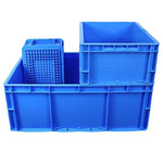 Turnover Box Logistics Transfer Box Warehouse Workshop Plastic Box Transportation Storage Box 900 * 400 * 120 mm (blue)