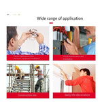 3m Flying Insulated Herringbone Ladder Frp Insulated Ladder Electrical Power Construction Tool Platform Ladder Folding Engineering Insulating Ladder 9 Steps