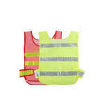 10 Pieces Night Reflective Mesh Vest Reflective Vest Safety Clothing Sanitation Workers Traffic Construction Warning Reflective Vest Black