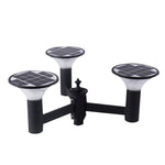 Outdoor Solar Road Lamp 2.5m Garden Lamp (including Led Light Source 15w) Black
