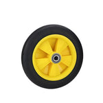 6 Pieces Hand Wheel 12 Inch Carrier Trailer Freight Wheel Tiger Cart Solid Rubber Wheel Caster Red Windmill Rubber Wheel