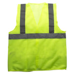 10 Pieces Reflective Vest High Visibility Reflective Safety Vest for Work, Cycling, Runner, Surveyor, Volunteer, Crossing Guard, Road, Construction
