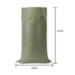 100*120cm 10 Pieces Gray Green Woven Bag Moisture Proof And Waterproof Moving Bag Snakeskin Bag Express Parcel Bag