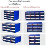 10 Pcs 180 * 95 * 50 mm Modular Plastic Parts Cabinet Drawer Type Component Box Material Box Drawer Type Storage Box Parts Box