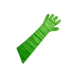 10 Boxes 90cm 50 Pieces / Box Disposable Gloves Tear Resistant And Leakage Proof Elongated PE Green Gloves