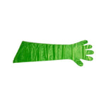 10 Boxes 90cm 50 Pieces / Box Disposable Gloves Tear Resistant And Leakage Proof Elongated PE Green Gloves