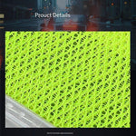 6 Pieces LED Reflective Vest Safety Vest For Sanitation Workers Or Riding Reflective Clothing Vehicle
