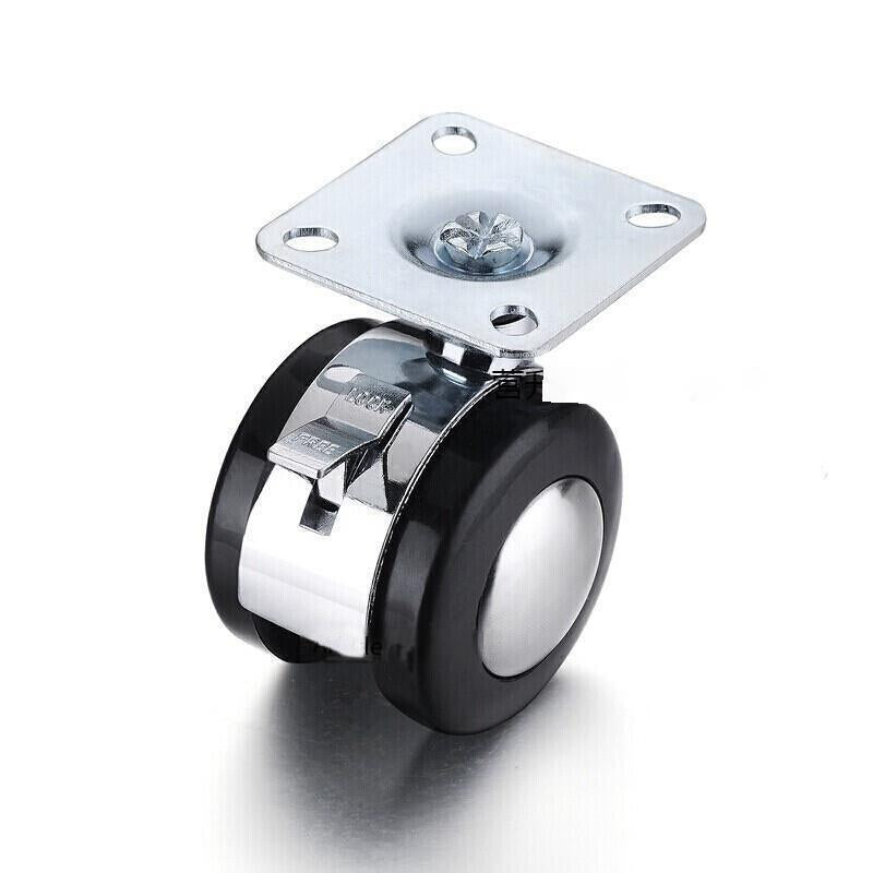 4 Pieces of 2 Inch Alloy Universal Wheel Sofa Wheel Cabinet Caster Tea Table Pulley Table Caster Wheel