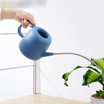 10 Pcs Watering Pot Stainless Steel Long Mouth Watering Pot Household Watering Tools Gardening Potted Watering Pot Meat Watering Pot Gray Blue