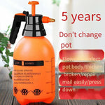 10 Pieces Manual Pneumatic Flower Watering Kettle Watering Pot Garden Tools Sprayer Disinfectant Flower 3L Of Orange