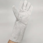 10 Pairs Welding Gloves Labor Protection Wear Resistant Soft Leather Anti Scald Special Leather Work Gloves High-Temperature Welding Protection Leather Gloves
