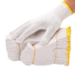 6 Pieces 12 Pairs Labor Protection Gloves Cotton Thread Gloves Spinning Conventional Wear