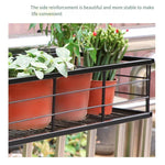 6 Pieces Balcony Flower Rack Hanging Wall Shelf European Iron Hanging Orchid Green Pineapple Fleshy Flower Rack Balcony Flower Pot Rack 30x20x12cm Special Price No Gift Railing Width: 3cm