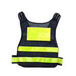 10 Pieces Black Mesh Reflective Vest Travel Safety Warning Green Clothes Reflective Vest Reflective Vest Safety Clothing (Printable) Black Mesh Reflective Vest