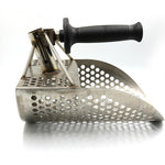 Sand Scoop Stainless Steel Sand Shovel Metal Detecting Fast Sifting Tool Gold Silver Hunting Tool with Hexagonal Hole For Metal Detector