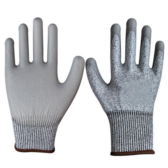 12 Pairs Of Nitrile PU Labor Protection Gloves Anti-Cutting Gloves Impregnated Latex Anti-Slip Wear Protective Gloves