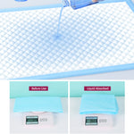 Pet Training Pads Disposable Pee Pad for Dog Puppy Cat Rabbits Pets, Quick Drying No Leaking Super Absorbent 45x60 cm M - 50 Pieces/Pack, Blue