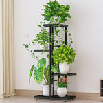 6 Pieces Flower Rack Living Room Flowerpot Rack Multi-layer Iron Balcony Outdoor Decoration Flower Rack Iron Living Room Nordic Hanging Rack Green Luo Rack Layer Rack Climbing Rattan Rack White H915