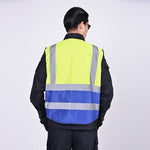 10 Pieces Reflective Vest Safety Reflection Vest Reflective Clothing Reflective Vest For Traffic Construction Riding