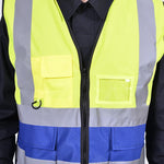 10 Pieces Reflective Vest Safety Reflection Vest Reflective Clothing Reflective Vest For Traffic Construction Riding