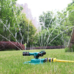 Garden Sprinkler 360 Degree Automatic Rotation Sprinkler Lawn Watering Sprinkler Roof Cooling Automatic Sprinkler Garden Flower Watering Sprinkler