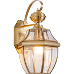 Outdoor Waterproof European American Balcony Corridor Courtyard Outdoor Villa Lamp Door Exterior Wall All Copper Wall Lamp
