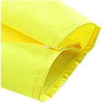 Waterproof Rain Pants Reflective And Wear-resistant Outdoor Fishing Rain Pants Single Thickened Male And Female Split Adult Double-layer Riding Fluorescent Yellow Horizontal Reflective Strip