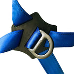 Half Body Industrial Safety Harness Roof Construction Fall Protection Adjustable for Aerial Work, Electrician, Outdoor, Construction, Rappelling (With 1.5m Shock Absorbing Lanyard)
