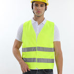 6 Pieces ECVV Reflective Vest Working Vest High Visibility Day Night Warning Safety Vest, Traffic, Construction Safety Clothing