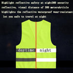 ECVV 10Pieces/Bag Reflective Vest Working Vest High Visibility Day Night Warning Safety Vest, Traffic, Construction Safety Clothing