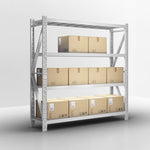 Storage Rack Light White 2000 * 500 * 2000mm Multi-layer Storage Rack Steel Storage Rack Display Rack Four Layer Main Rack