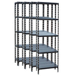 4 Layer Stainless Light Duty Storage Shelving 1000*400*1500 mm 177 lbs Loading Capacity Per Shelf