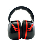 1 Pack Earmuff Adjustable Memory Sponge Pad Red Black