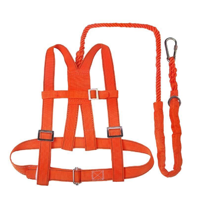 Three Point Double Back Single Rope Safety Belt Fall Protection For Aerial Work