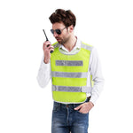 6 Pieces Reflective Vest Safety Vest Warning Safety Suit Environmental Sanitation Vest For Cycling Construction Can Be Printed Fluorescent Green Free Size