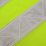 6 Pieces Reflective Vest Safety Vest Warning Safety Suit Environmental Sanitation Vest For Cycling Construction Can Be Printed Fluorescent Green Free Size