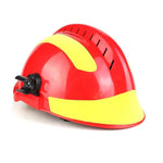 Heavy Duty Safety Helmet Construction Bump Cap Impact Protective Hard Hat Vented Red And Yellow ABS