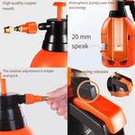 10 Pcs Watering Flower Pot Spray Bottle Garden Household Watering Kettle Pressure Sprayer Sterilizing Kettle (Orange Red)