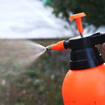 10 Pcs Watering Flower Pot Spray Bottle Garden Household Watering Kettle Pressure Sprayer Sterilizing Kettle (Orange Red)