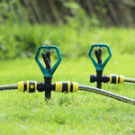 6 Pieces Butterfly Sprinkler Agricultural Sprinkler Automatic Rotary Roof Cooling Sprinkler Lawn Watering Landscaping Sprinkler Series Set 4 Points