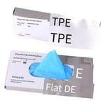6 Boxes Disposable Food Grade Food Processing Workshop Family Hotel Thickened TPE Blue Gloves Size S (100 pieces / box)